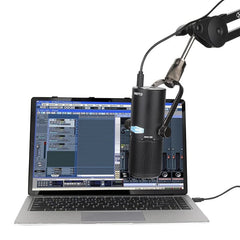 USB Hanging or Desktop Condenser Microphone for Studio Recording Stage Performance Live Broadcast PC Notebook Mobile Phone