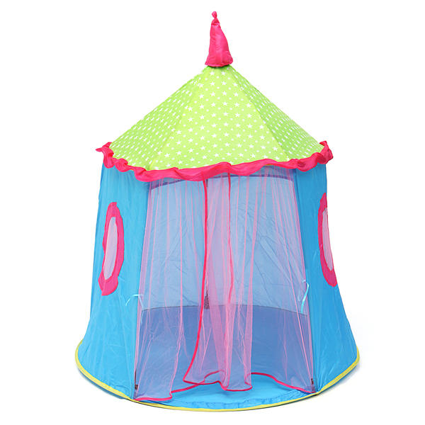 137 x 140CM Portable Princess Tent Indoor Outdoor Children Toy Mini Wigwam