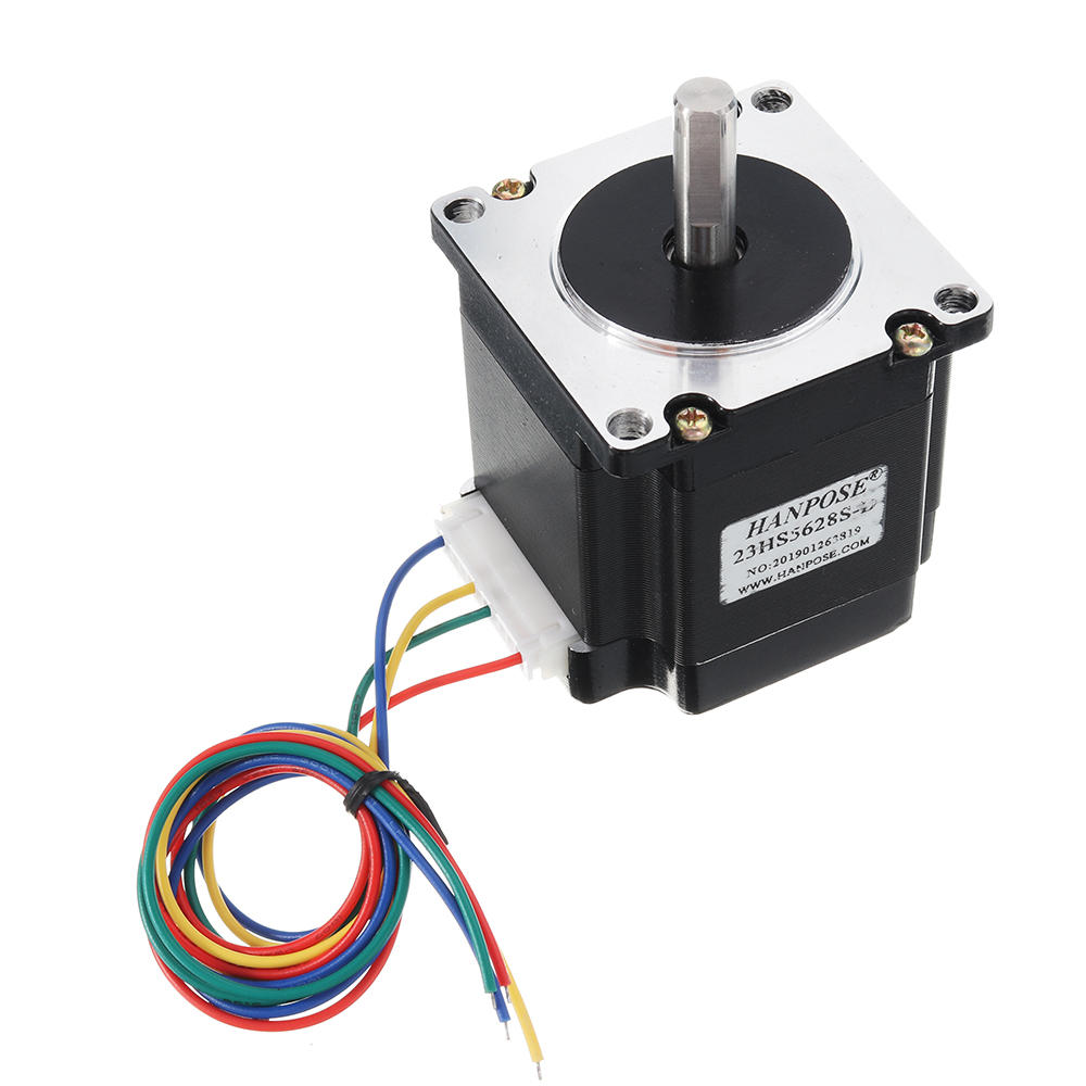 Double Shaft 23HS5628-D 56mm Nema 23 Stepper Motor 57 Motor 2.8A 126N.cm 4-lead CNC Laser Grind Foam Plasma Cut Engraving Machine