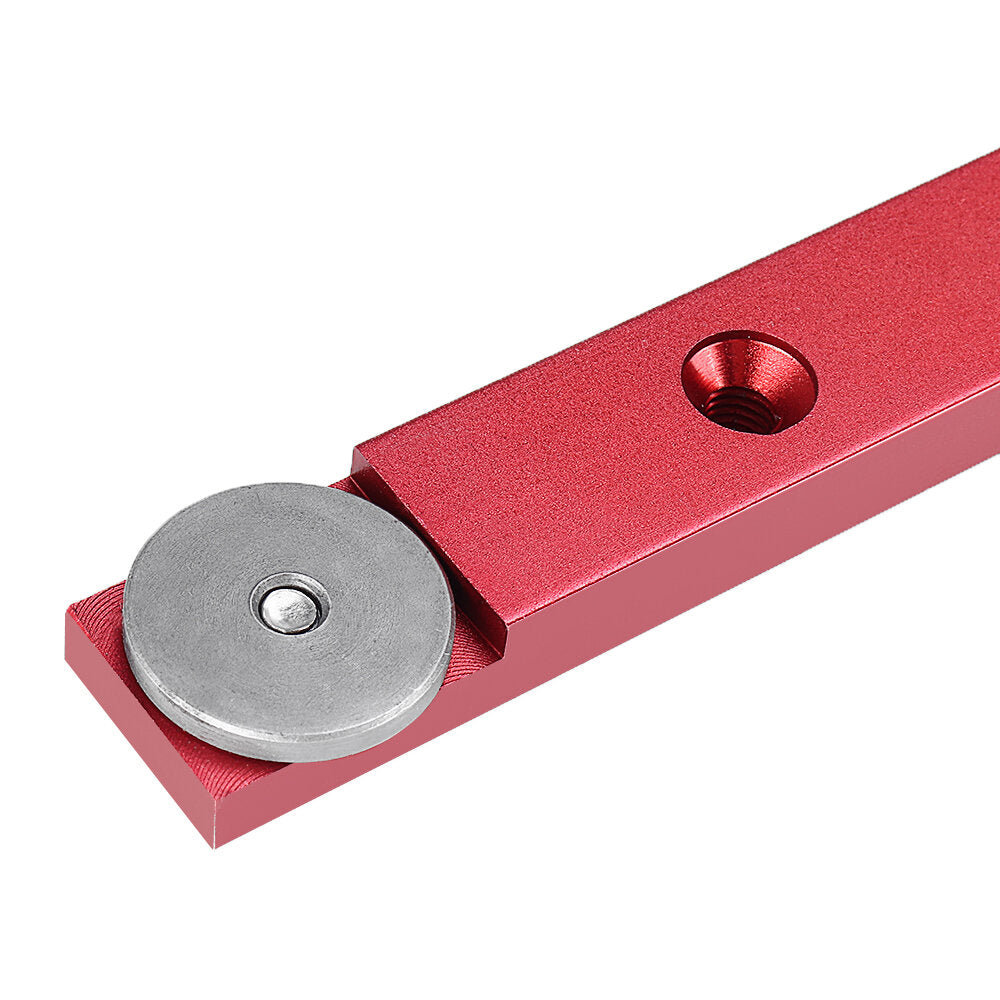 Red Aluminum Alloy Rail Miter Bar Sliding Table Saw Gauge Rod for T-slot Miter Track Jig Fixture Woodworking Tool