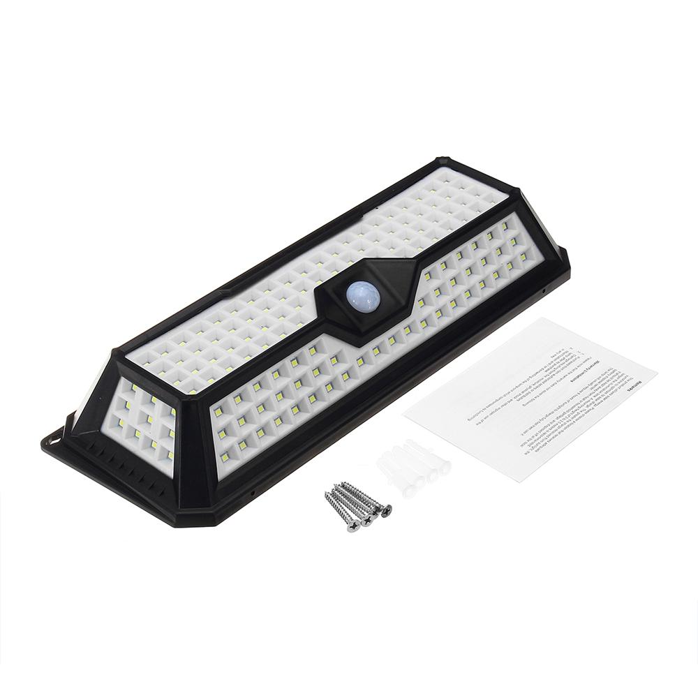 Waterproof Outdoor PIR Motion Sensor Solar Light 136 LED