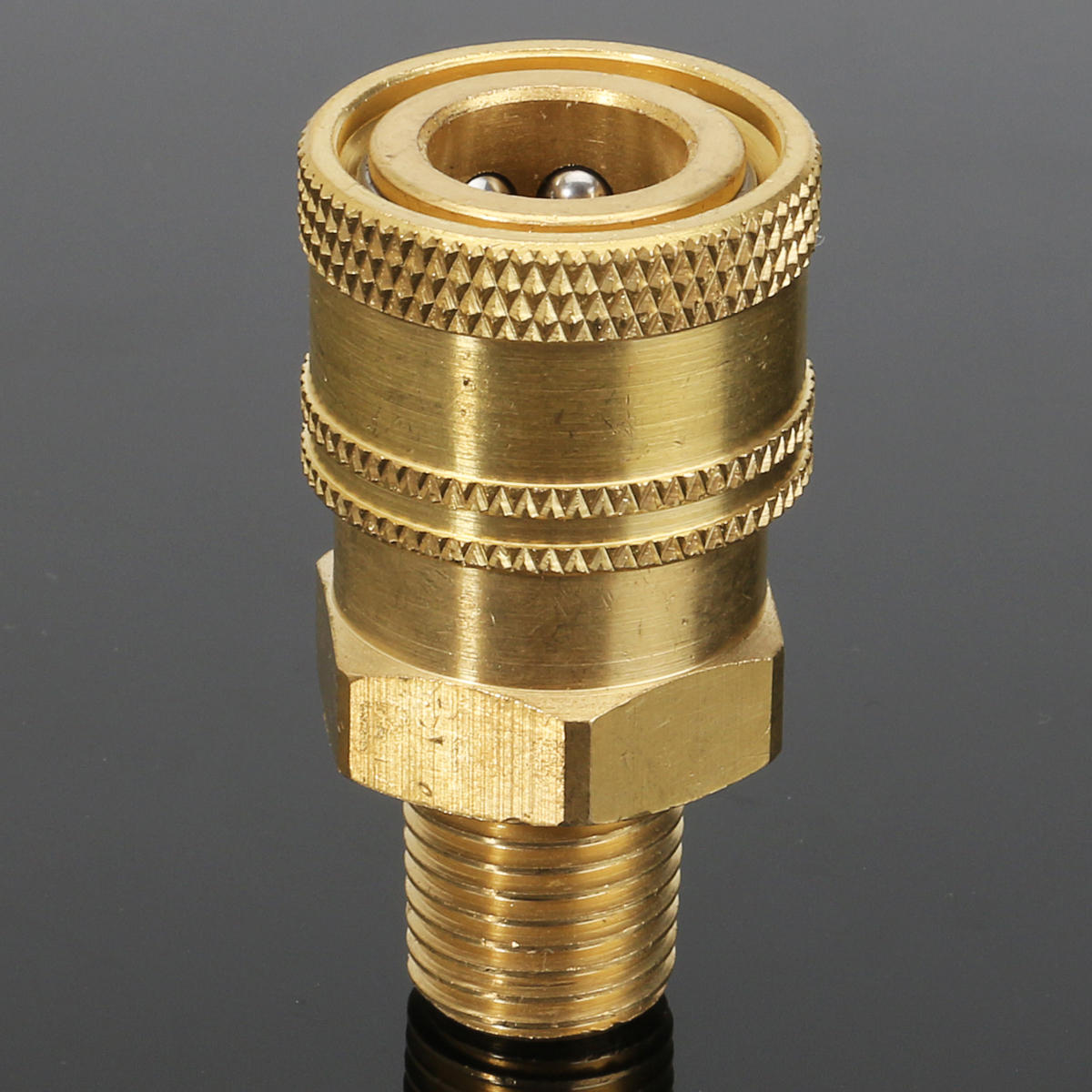 1/4 Inch Male NPT Quick Coupler Socket Brass Pressure Washer Coupling 4000PSI