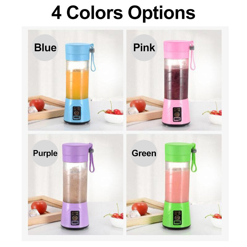 400ml Portable USB Electric Fruit Juicer Smoothie Maker Bottle Vegetables Juice