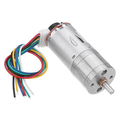 DC 12V Micro Gear Reduction Motor with Encoder Speed Dial Reducer