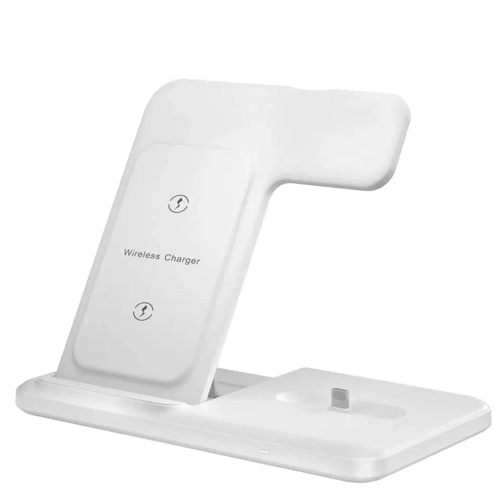 3-in-1 Wireless Charger for iPhone, AirPods, Apple Watch - 20W Fast Charging Stand