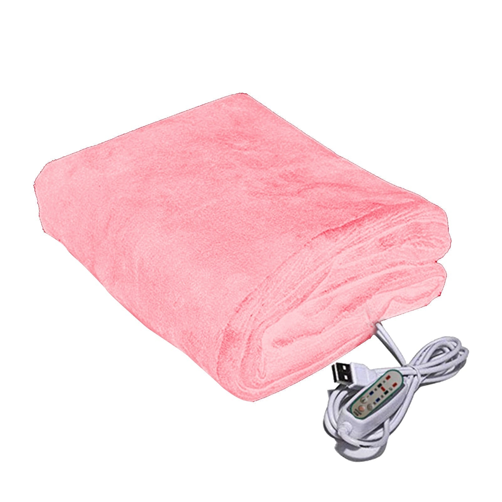 3 Levels Machine Washable Electric Blanket Thermostat Soft Plush Camping Home Office USB Heating Portable Travel For Sofa Bed