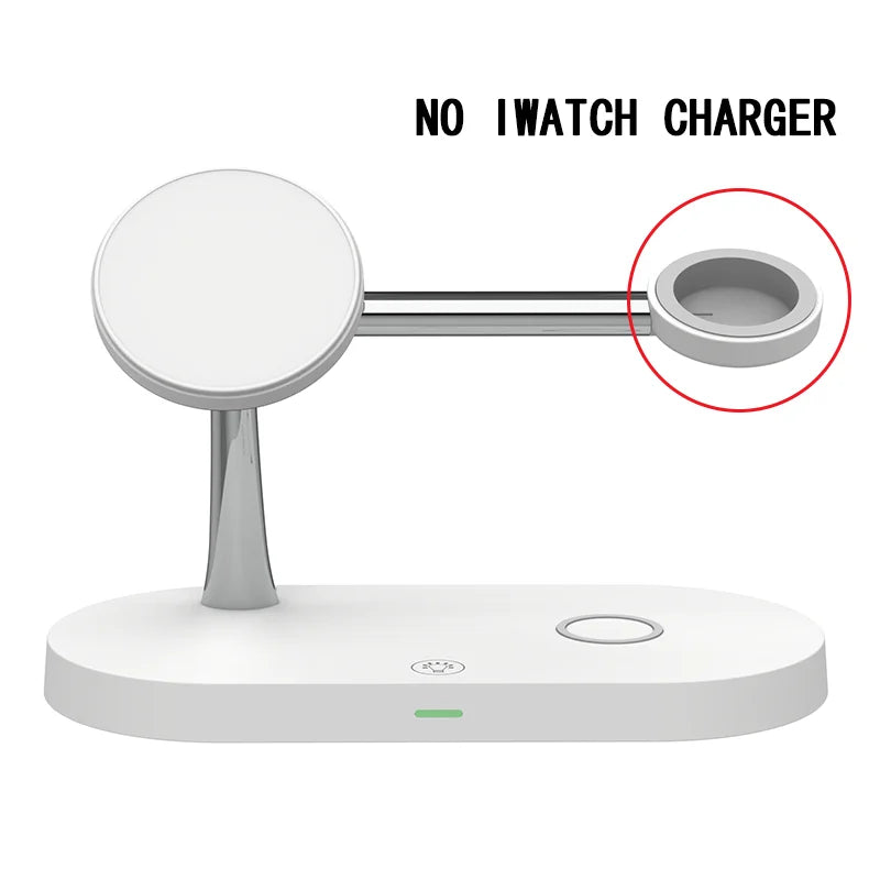 3-in-1 Wireless Charger Stand for iPhone 15/14/13/12 Pro, Samsung, Apple Watch