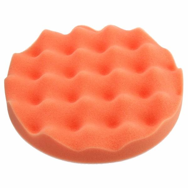 180mm Flat/Wave Sponge Polishing Waxing Buffing Pad Abrasive Tool