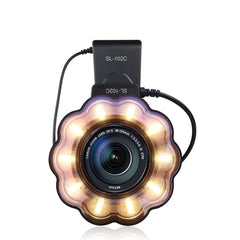 Macro LED Video Ring Flash Light for Canon 650D 600D 60D 7D 550D 1100D T4i T3i T3 SL-102C DSLR Camera