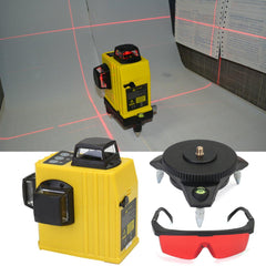 12 Line 3D 360 Infrared Laser Level Self Leveling Vertical & Horizontal Level Cross