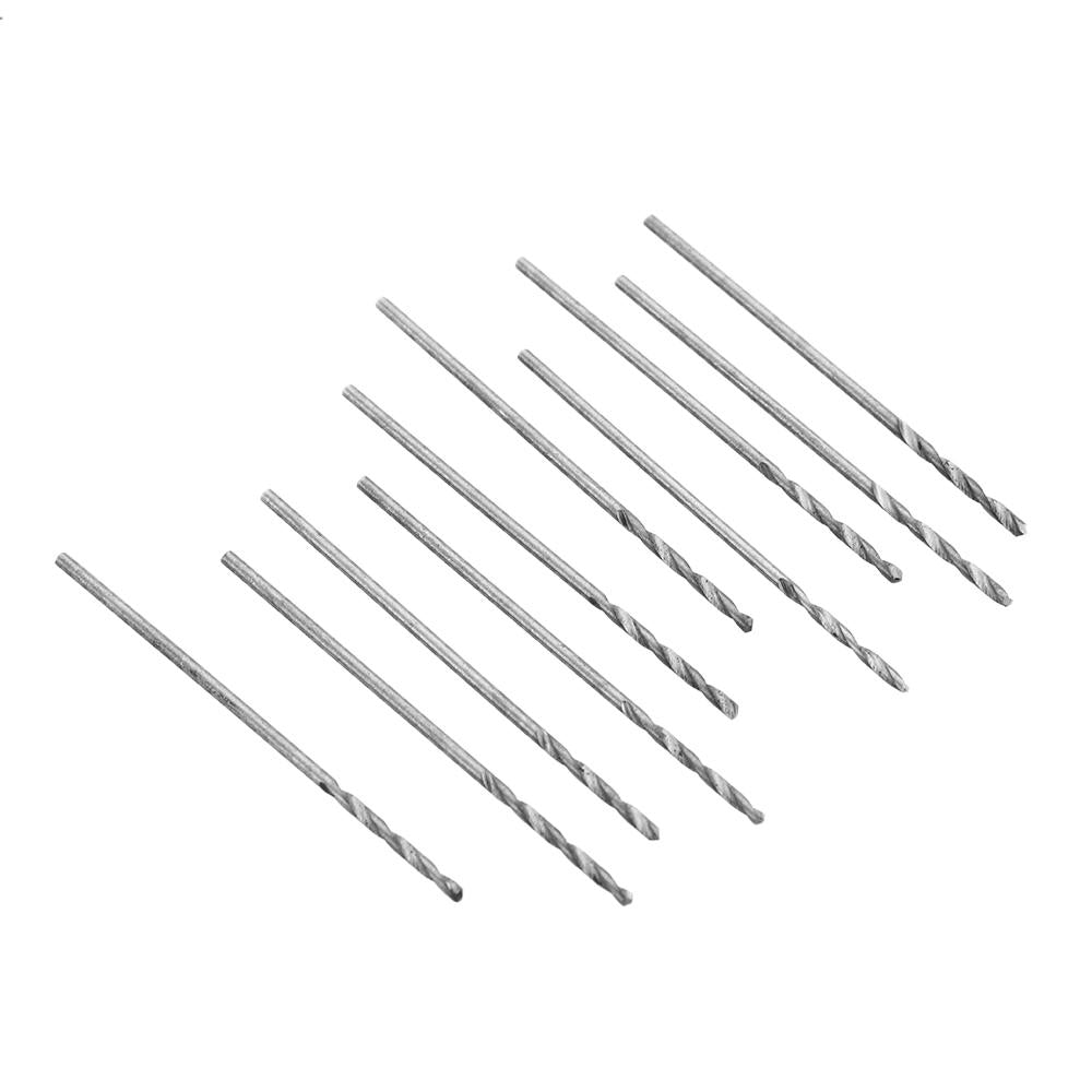 100Pcs 1.0mm Drill Bit HSS High Speed Steel Straight Shank Twist For Hand