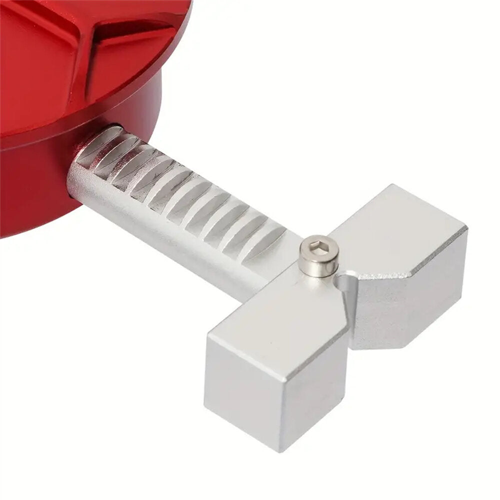 20mm Aluminum Woodworking Clamp - Fast Fixed Desktop Clip for 19mm Dog Hole Tables