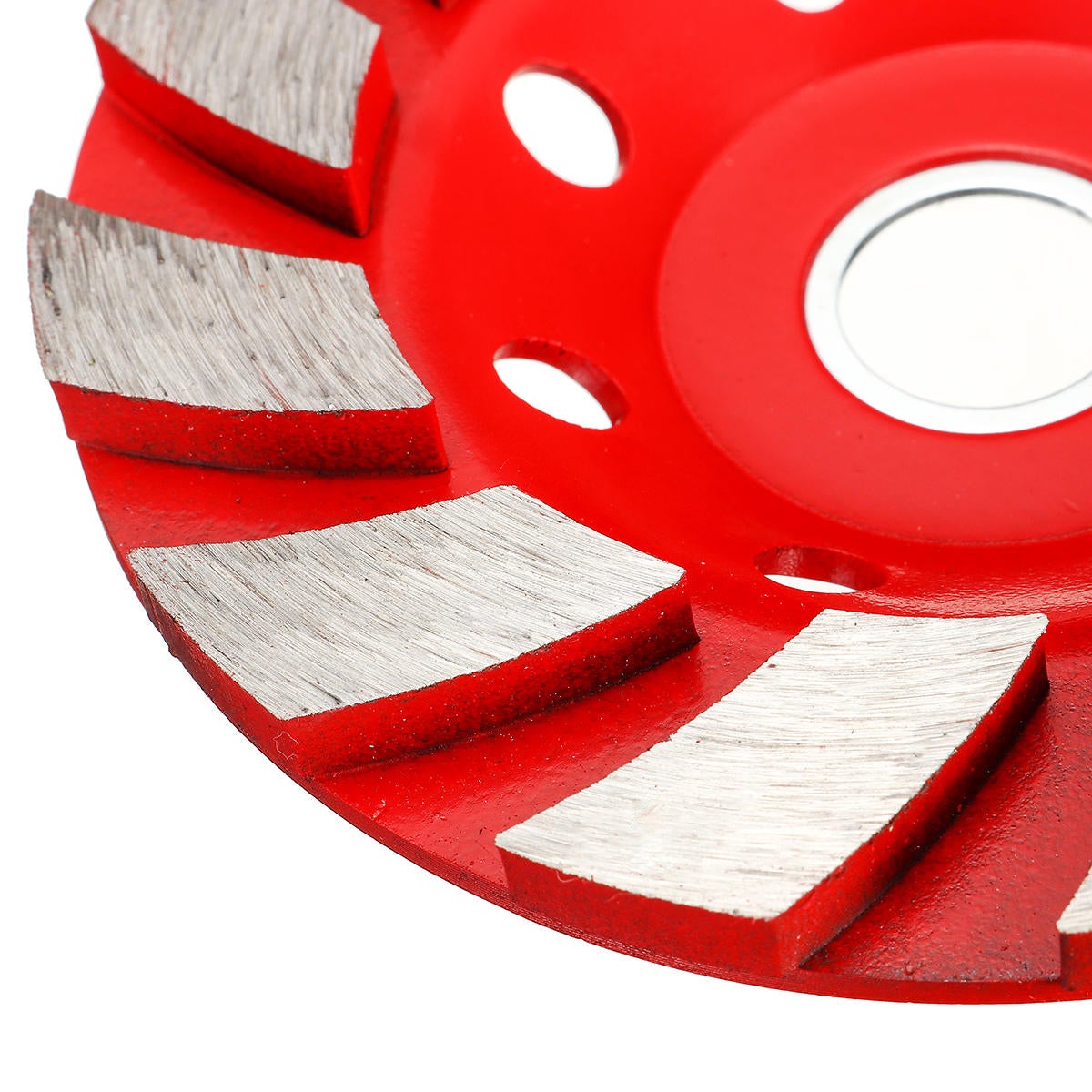 100mm Segment Diamond Grinding Wheel Disc Concrete Masonry Stone Marble Sanding Wheel Red