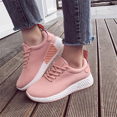 Women Plus Size Sneakers Mesh Ultralight Breathable Running Shoes Casual Sports Shoes