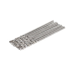 100Pcs 0.8mm Drill Bit HSS High Speed Steel Straight Shank Twist For Hand