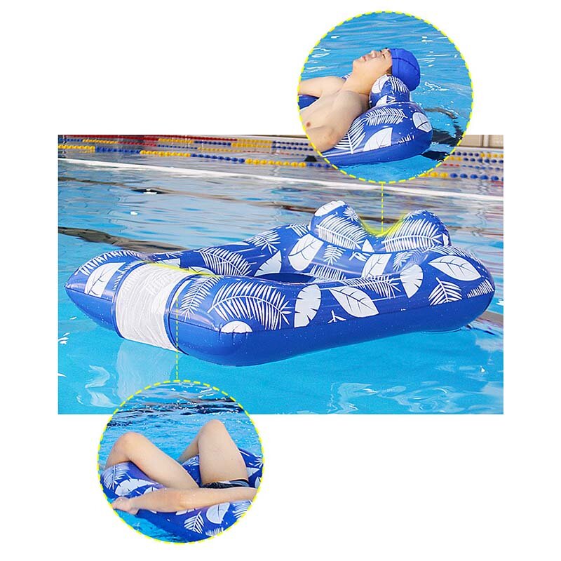 Inflatable Pool Hammock Foldable Float Lounger Floating Row Air Mattresses Bed Swimming Pool Water Sports Recreation Toys