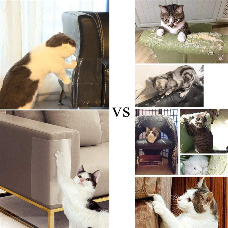 Cat Anti-Scratching Protector Sofa Furniture Self-Adhesive Cat Scratching Guard Cat Furniture Sofa Anti-Scratch Sticker