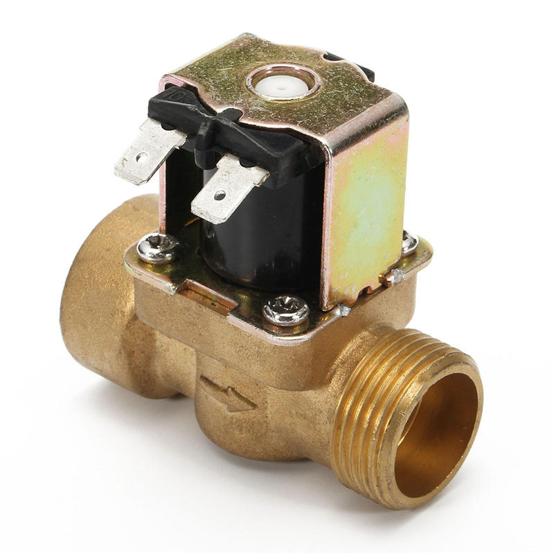 3/4 Inch Electric Solenoid Valve 12V DC VDC Slim Brass NPSM Gas Water Air N/C