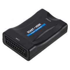 Scart to HDMI Converter Video Converter 1080P 720P HDMI Output Splitter for PAL NTSC3.58. NTSC4.43 SECAM PAL with DC 5V 1A Power Adapter