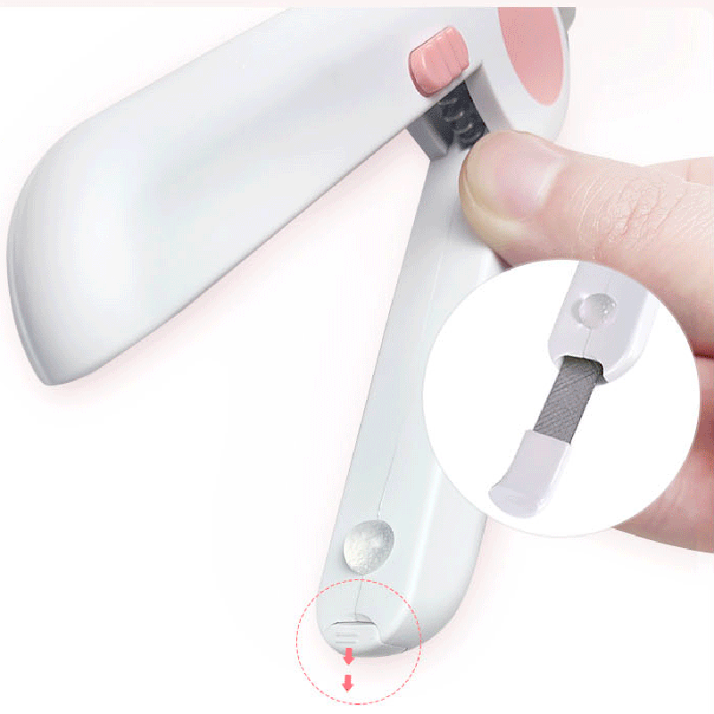 Pet Professional Dog Nail Clippers With LED Light Anti-spatter Painless Pet Nail Clipper Paw Nails For Dog & Cat Grooming