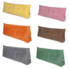 Triangular Headboard Pillow,Triangle Bedside Cushion Reading Pillow Bolster Backrest Positioning Support Pillow for Sofa Bed Home Office Furniture Decorations