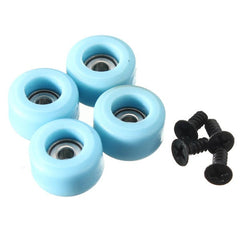 4pcs Fingerboard Urethane Bearing Wheels Set for Wooden Fingerboard