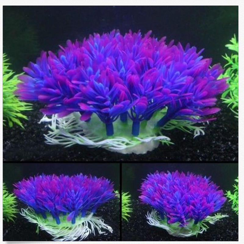 Artificial Plastic Plant Water Grass Fish Tank Aquarium Ornament Decorations