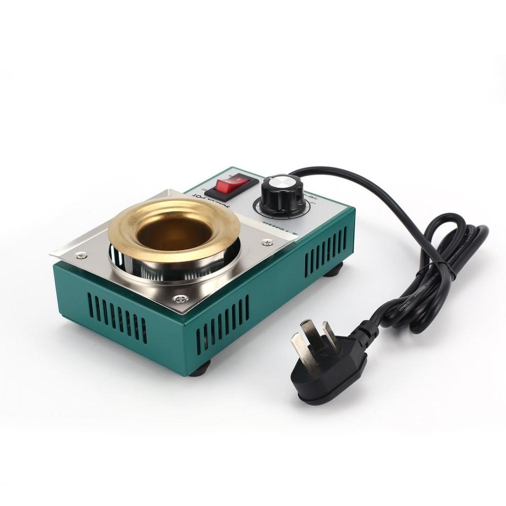 150W Solder Pot Tin Melting Soldering Desoldering Bath 100-600 Degree Welding Tool