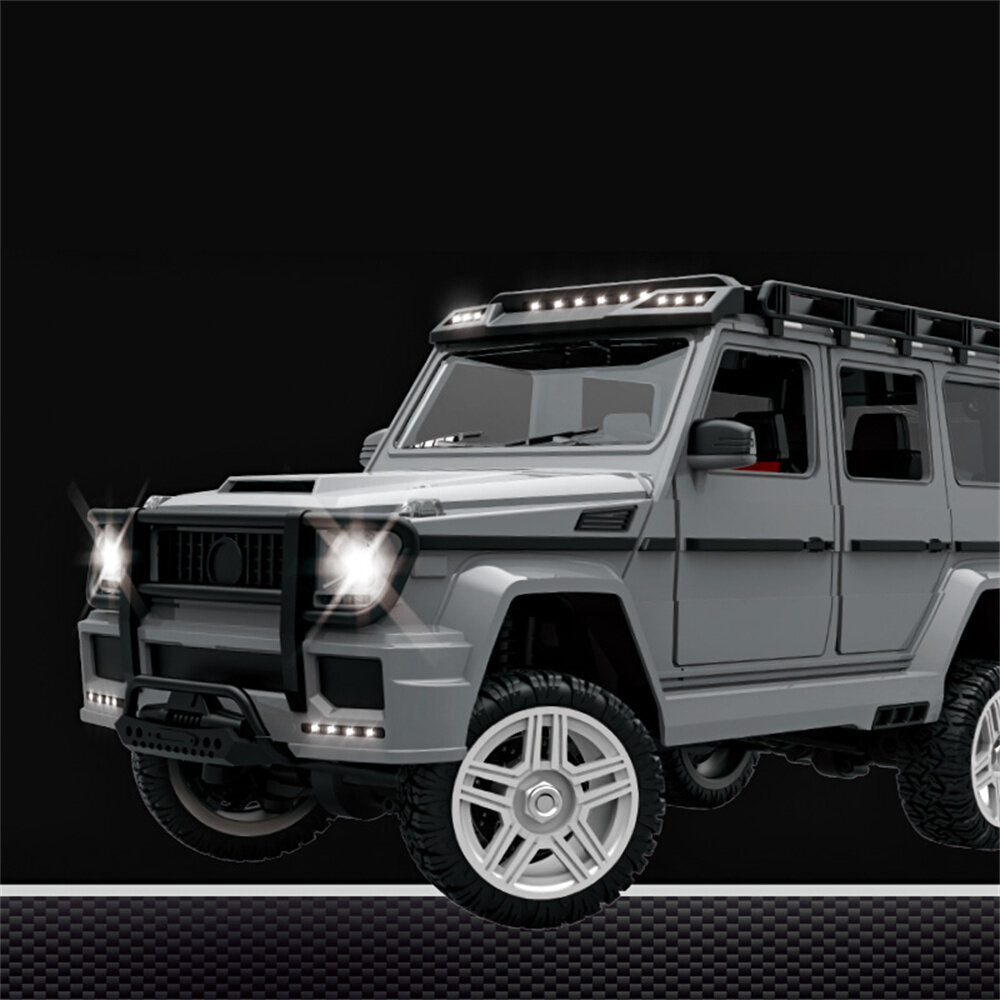 RTR 1/24 2.4G 4WD RC Car Mini Crawler LED Light Alloy Shell Off-Road Truck Vehicle Models