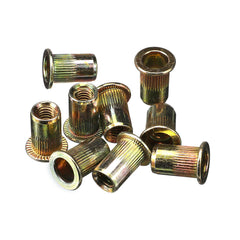 300Pcs Mixed Steel Rivet Nut Rivnuts Blindnuts Nutserts M3-12mm Nut Insert Rivet Assortment Kits