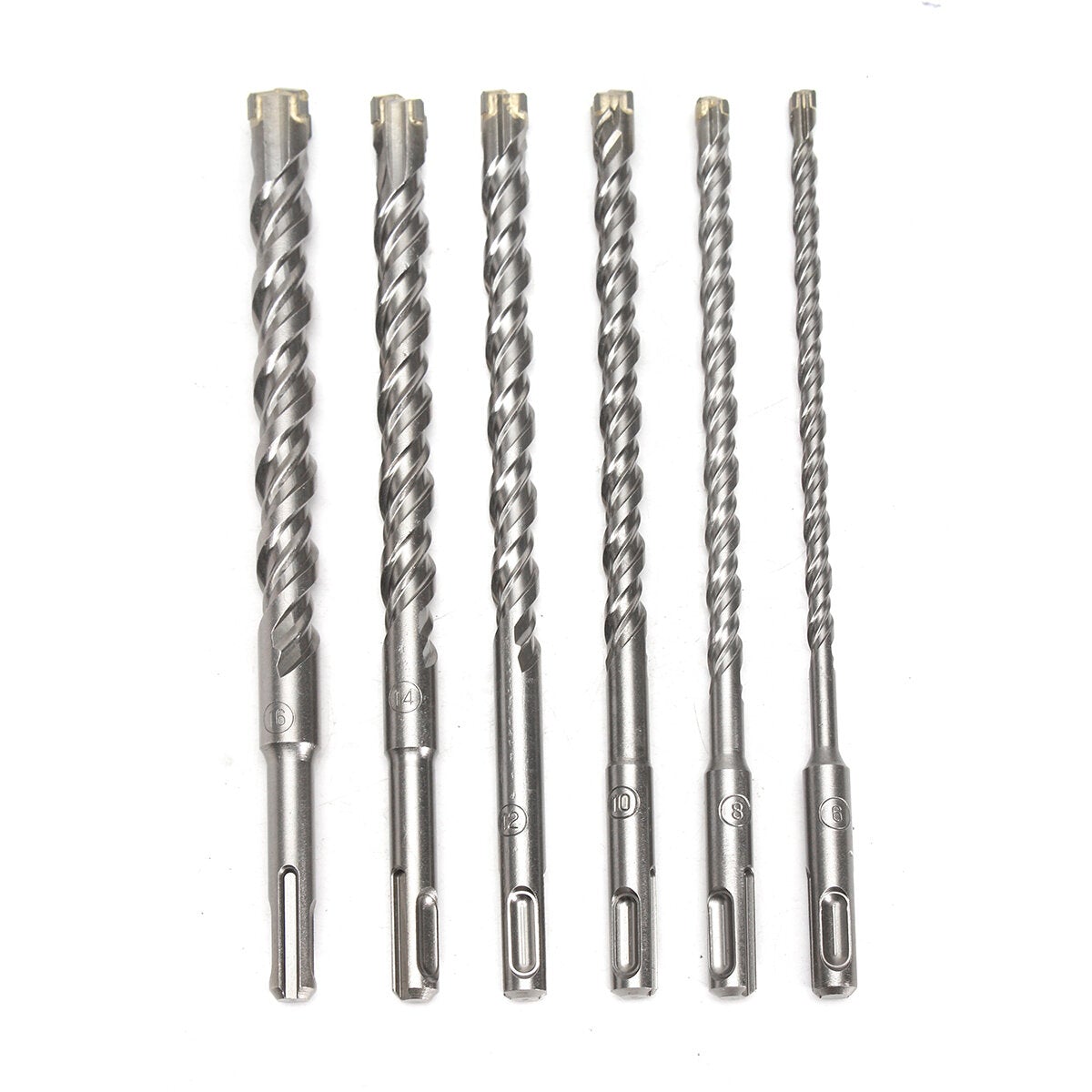 5-16mm Concrete Drill Bit 160mm Length Double SDS Plus Slot Masonry Hammer