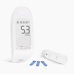 Blood Glucose Meter With Test Strips Lancets 5Sec Smart Blood Glucose Meter LCD With Backlight