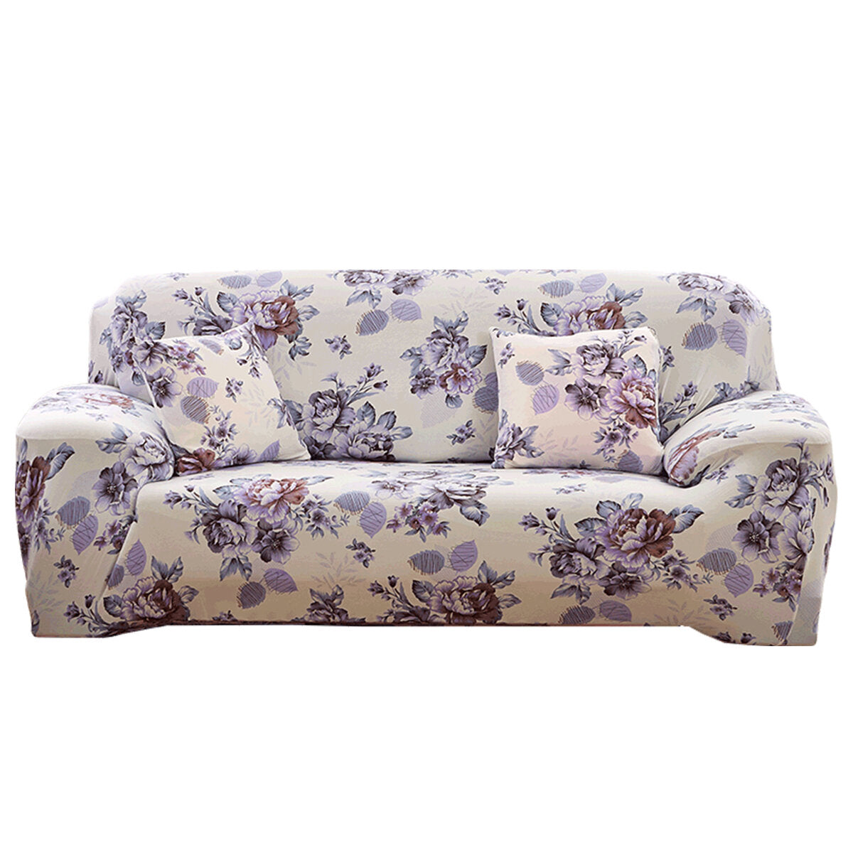 1/2/3/4 Seater Elastic Sofa Cover Pillowcase Chair Seat Protector Stretch Slipcover Home Office Furniture Accessories Decorations