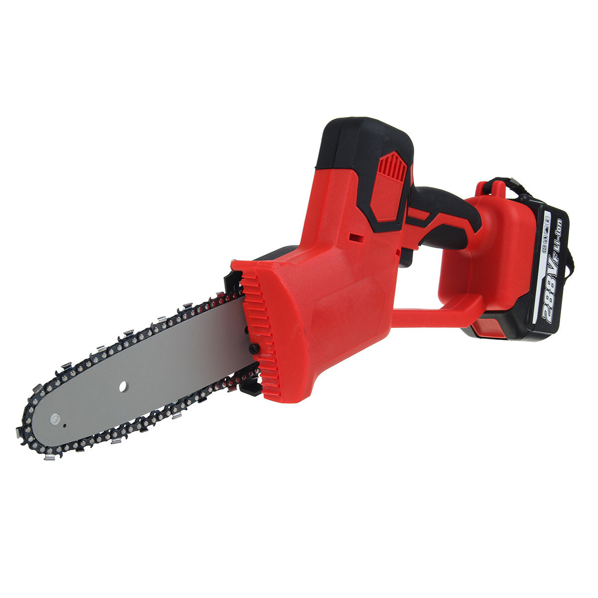 8 Inch Electric Chainsaw Cordless Wood Cutter One-Hand Saw Woodworking Saw