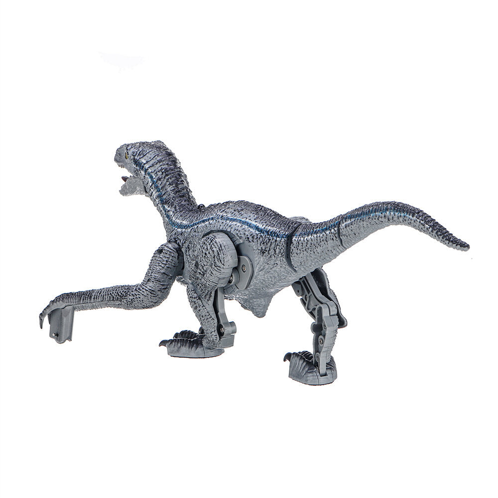 Remote Control Infrared Dinosaur Toy RC Realistic Velociraptor Simulated Jurassic Dinosaur with Sound Light