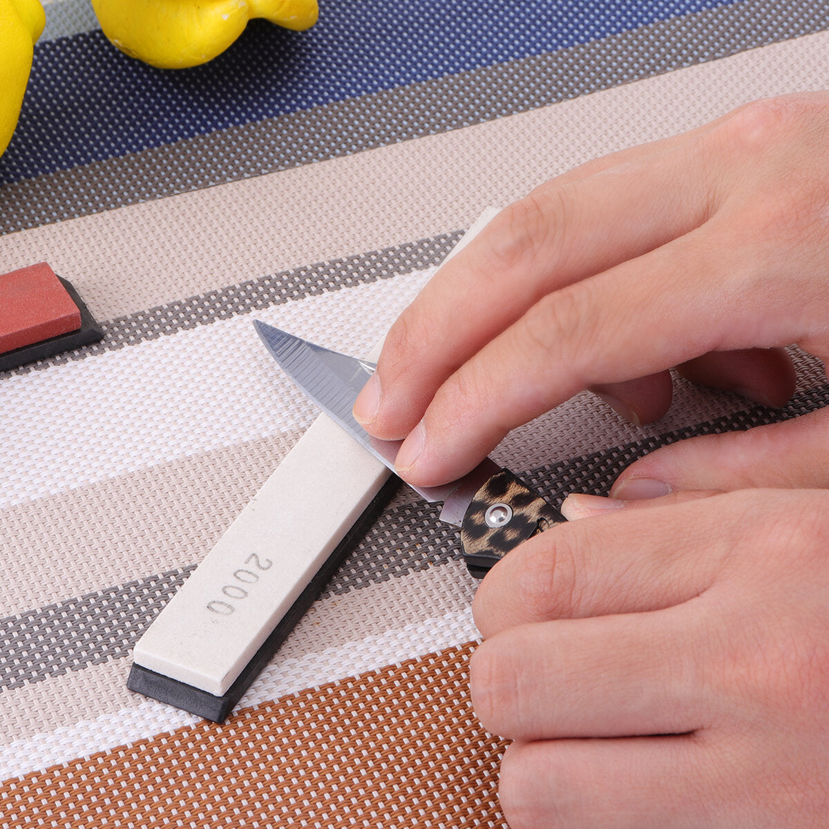6 Pcs Sharpening Stone Set Whetstone Set Oilstone Grindstone Polishing Sharpener Sander