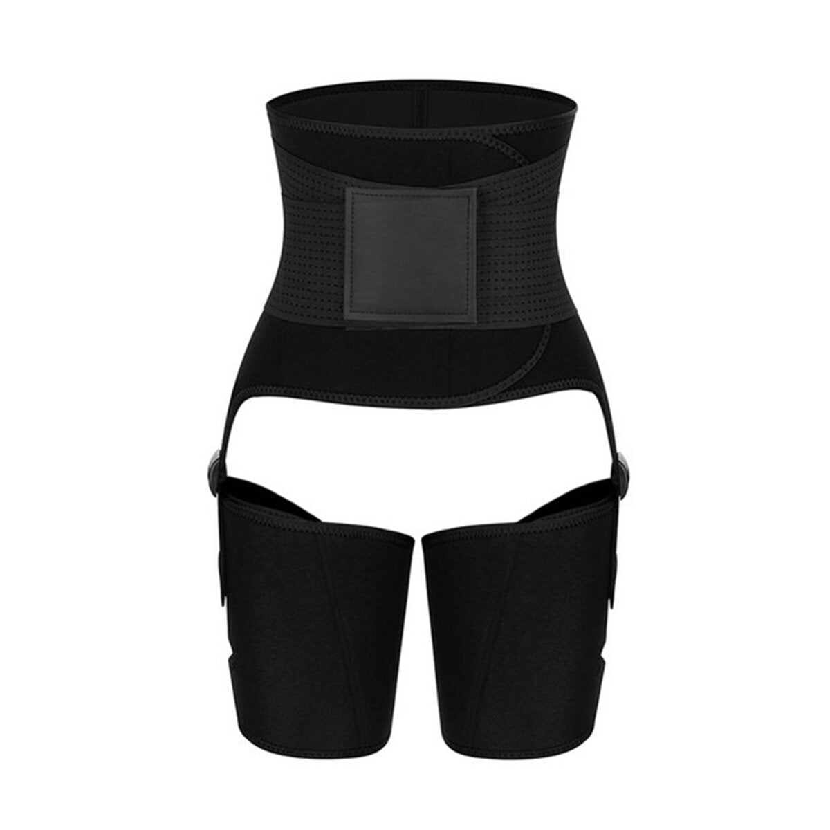 3-IN-1 Waist Training Belt Body Shaping Sauna Elbow Pads Waistband Corset Leg Hip Thigh Trainer Trimmer Home Fitness Tools