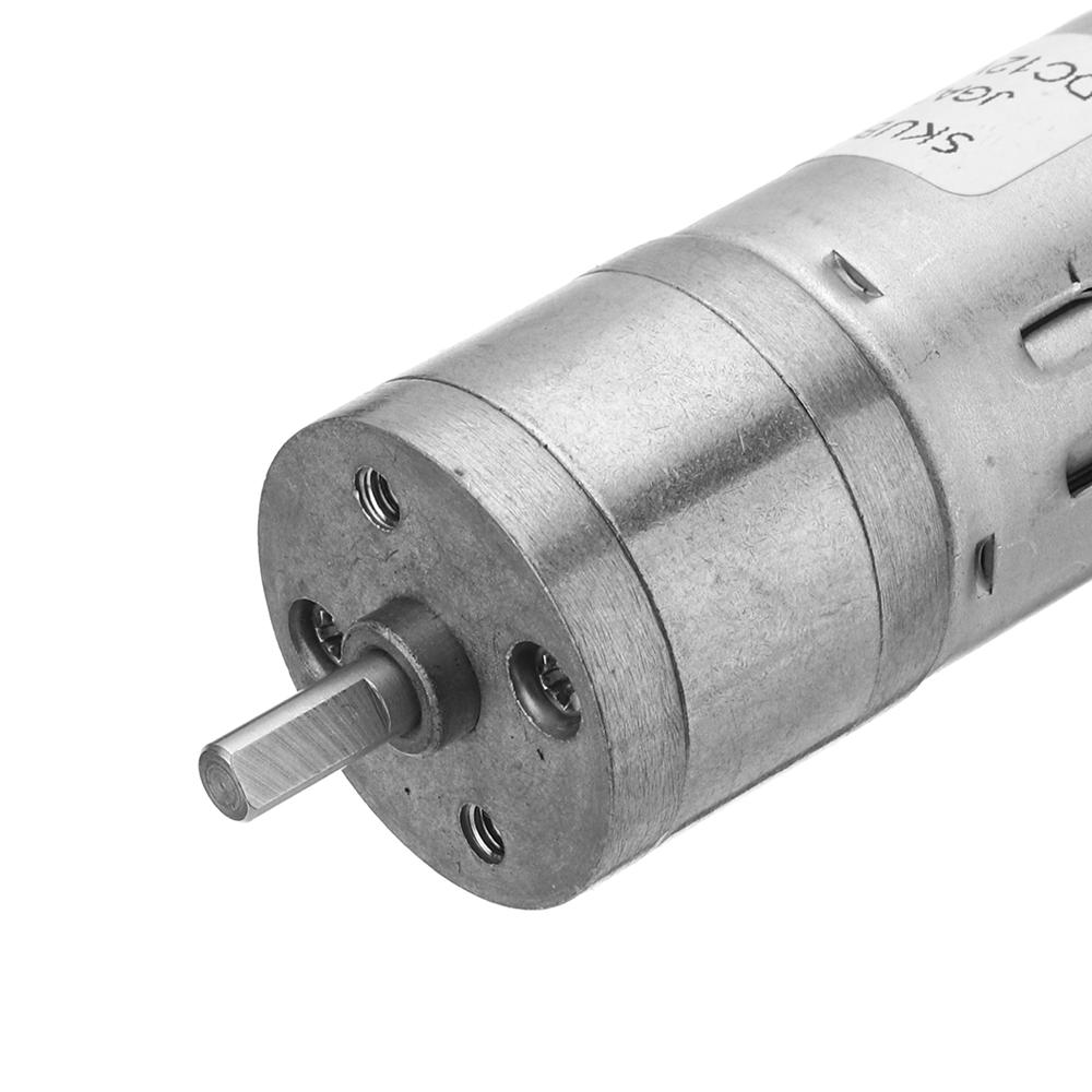 DC 6/12V 130rpm Gear Reduction Motor with Mounting Bracket and Wheel