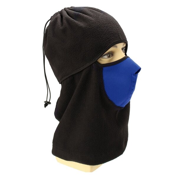 Unisex Fleece Neck Warmer Scarves Snood Face Mask Ski Hat Cap