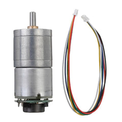 12V 30RPM Encoder Gear Motor DC Gear Motor with Cable