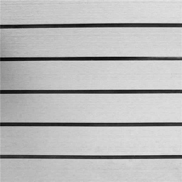 120x240cm Grey and Black EVA Foam Faux Teak Sheet Boat Yacht Synthetic Teak Decking Pad