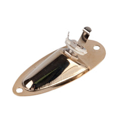 Guitar Jack Boat Style Pickup Output Jack Plate Socket Accessories Electric Guitar Part Gold