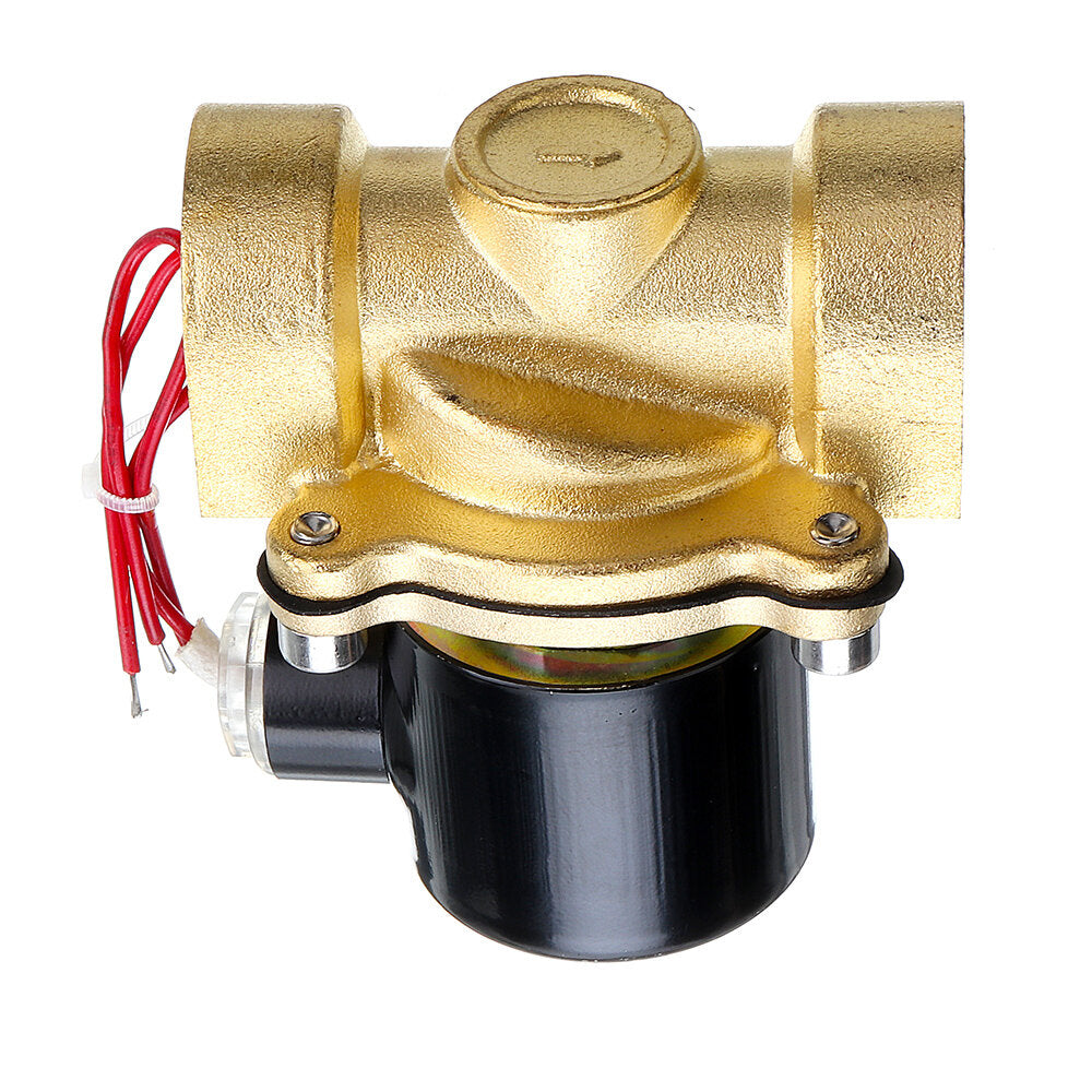 1/2 3/4 1 Inch 12V Electric Solenoid Valve Pneumatic Valve for Water Air Gas Brass Valve Air Valves