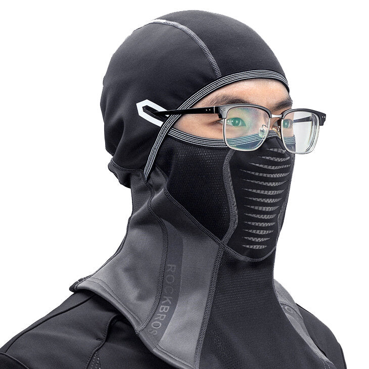 Winter Ski Cycling Mask Windproof Fleece Warm Hat Scarf Men Thermal Face Mask Cover