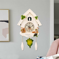 Modern Quartz Clock Bird Home Living Room Hanging Wall Clocks Decoration