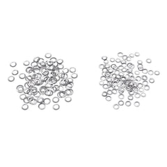 100Pcs M3 M4 Stainless Steel Double-sided Tooth Washers Ribbed Safety Spring Lock Anti-slip Washer