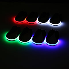 1Pair LED Luminous Shoe Clip Light Outdoor Bicycle Sports Safety Night Warn Lamp for Safety Taillight