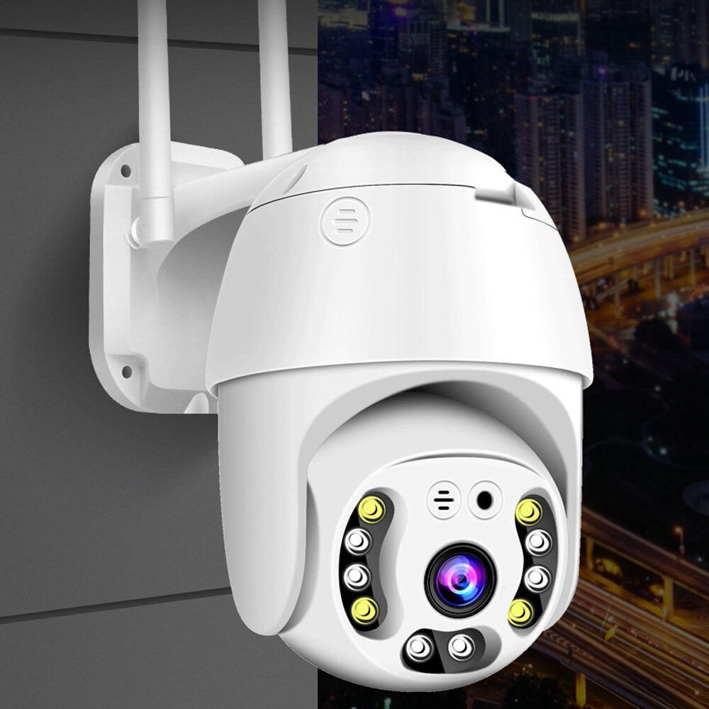 1080P Dome Speed Camera 10 LED HD Remote Monitoring Detection Intercom Waterproof Security Home Cam