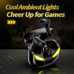 Gaming Earbuds TWS bluetooth Handsfree Low Latency HiFi Deep Bass Sound True Wireless Stereo Earphone With Microphone