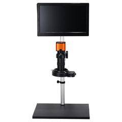 24MP 2K 1080P HDMI USB Digital Industrial Video Microscope Camera 150X C-Mount Lens 11.6" LCD Screen For Digital Image Acquisition